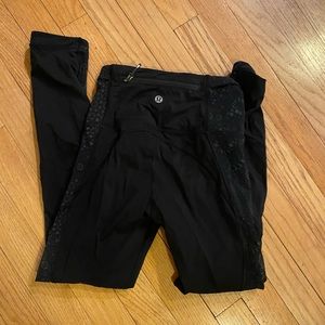 Black lululemon jogging leggings
